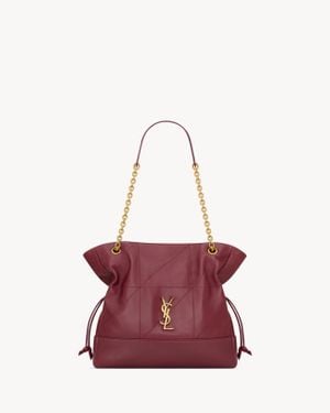 Saint Laurent Jamie Shopping Small En Cuir D'Agneau - Rose