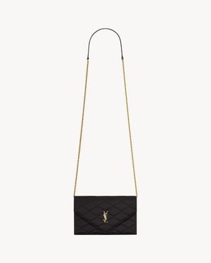 Saint Laurent Paris Chain Wallet - White