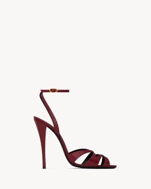 Saint Laurent Chandelle Sandals - White