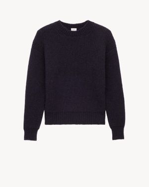 Saint Laurent Batwing Jumper - Blue