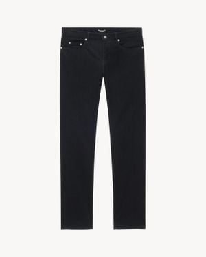 Saint Laurent Low-Rise Pants - Black