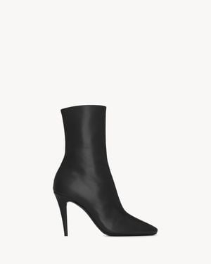 Saint Laurent Capucine Booties - Black