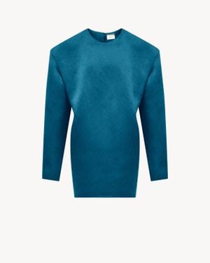Saint Laurent Abito Boxy - Blu