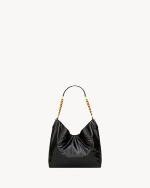Saint Laurent Hortense Small Hobo - Black