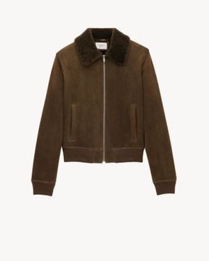 Saint Laurent Bomber Jacket - Brown