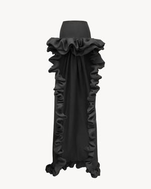 Saint Laurent Bubble Cascade Skirt - Black