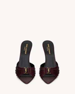 Saint Laurent Babylone Mules - Black