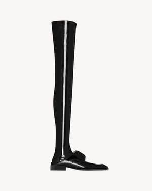 Saint Laurent Romeo Over-The-Knee Boots - White