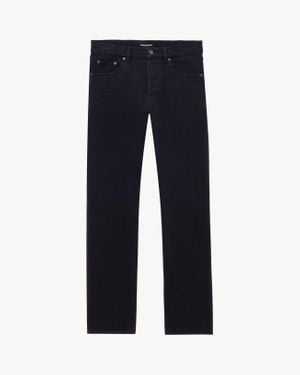 SAINT LAURENT ノンザブルーデニム製 MICK ロングジーンズ MICK long jeans in nonza blue denim | Saint Laurent | YSL HR