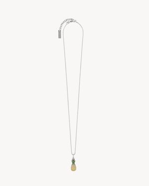 Saint Laurent Pineapple Necklace - White