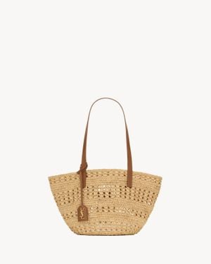 Saint Laurent Panier Small Bag - Natural