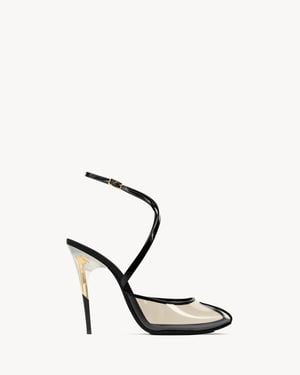 Saint Laurent Michelle Sandals - Natural