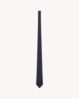 Saint Laurent Tie - White