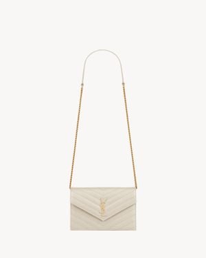Saint Laurent カッサンドル クラッチバッグ - ホワイト