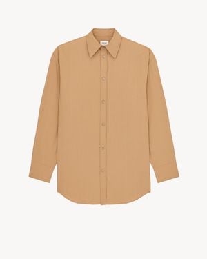 Saint Laurent Cassandre Shirt - Natural