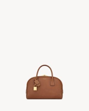 Saint Laurent Borsa Sac De Jour Boston - Marrone