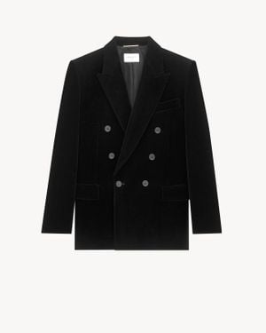 Saint Laurent Cassandre Jacket - Black