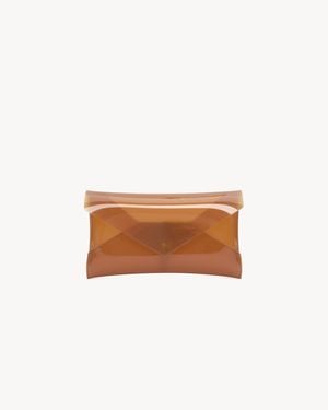 Saint Laurent Letter Small Pouch - White
