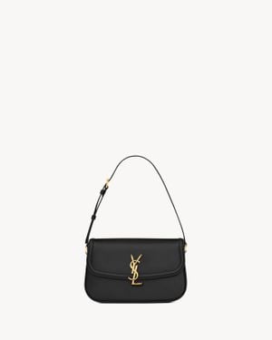 Saint Laurent Saint Laone Sizerent ソルフェリーノ スモール（ボックス サンローラン） - ブラック