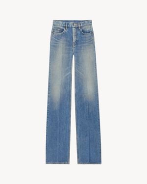Saint Laurent Yves Flared Jeans - Blue
