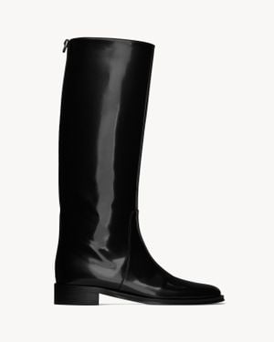 Saint Laurent Hunt Boots - Black