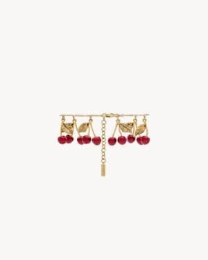 Saint Laurent Cherry Bracelet - White