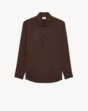 Saint Laurent Shirt - Brown