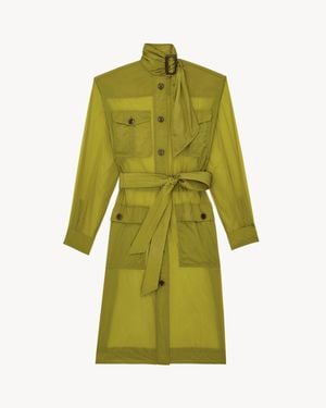 Saint Laurent Cargo Dress - Green
