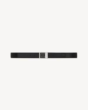 Saint Laurent La 66 Belt - White