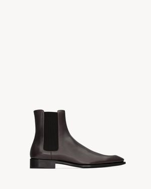 Saint Laurent Aurelien Chelsea Boots - White