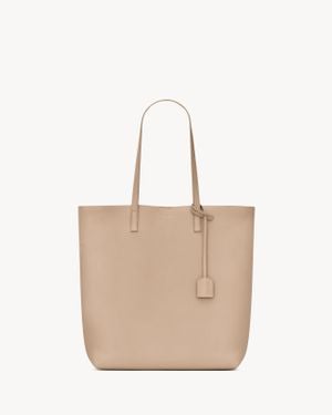 Saint Laurent ショッピングバッグ N/s(スムースレザー) - ナチュラル