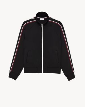 Saint Laurent Cassandre Track Jacket - Black