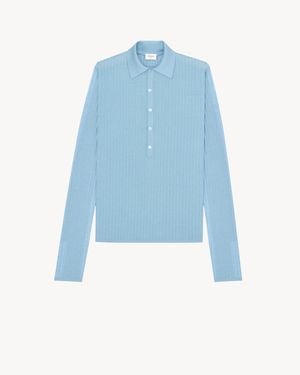 Saint Laurent Polo - Blue