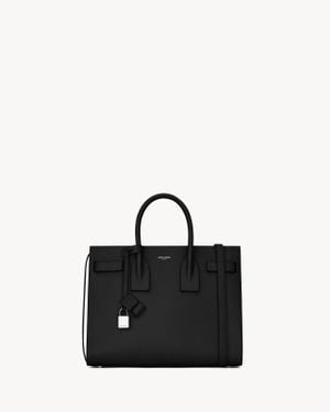 Saint Laurent サック ド ジュール スモール（グレインレザー） ブラック