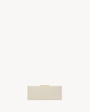 Saint Laurent Midnight Small Clutch - Natural