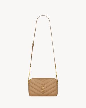 Saint Laurent Loulou Camera Bag - White