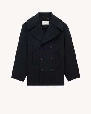 Saint Laurent Peacoat - Blue