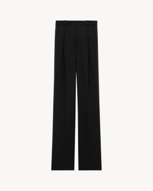 Saint Laurent Tuxedo Pants - Black