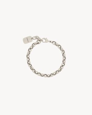 Saint Laurent Bracelet Chaîne En Métal À Picots - Multicolore