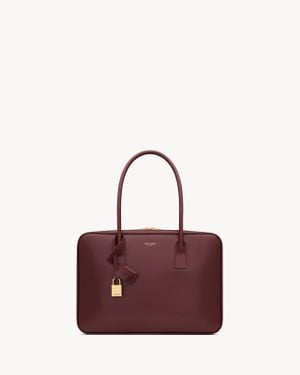 Saint Laurent Sac De Jour Bauletto Bag - Purple
