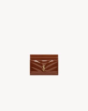 Saint Laurent Cassandre Card Case - White