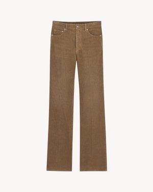 Saint Laurent 70's Pants - Natural