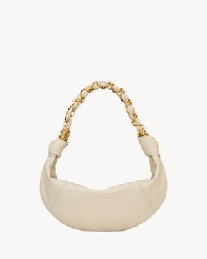 Saint Laurent Amalia Small Hobo - Natural