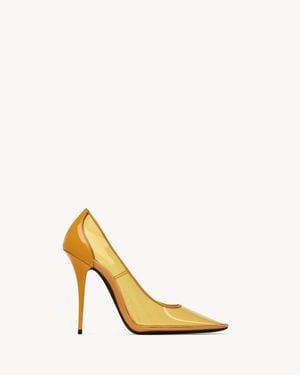 Saint Laurent Folie Pumps - Metallic