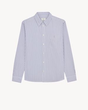 Saint Laurent Cassandre Shirt - Purple