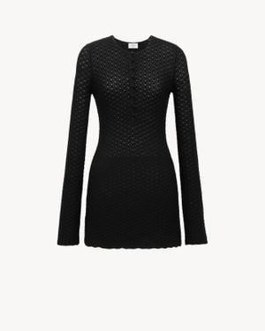 Saint Laurent Mini Dress - Black