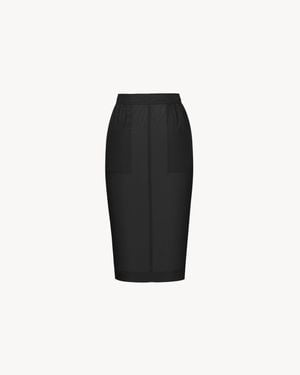 Saint Laurent Pencil Skirt - Black