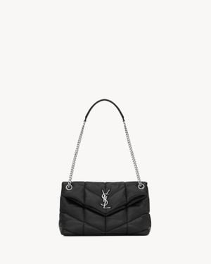 Saint Laurent Puffer Small - White