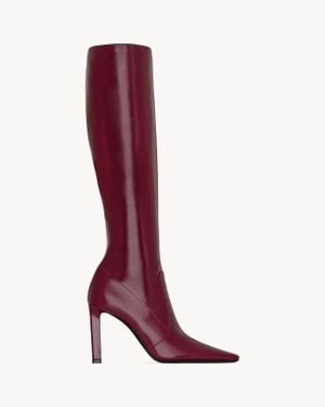 Saint Laurent Francoise Boots - Red