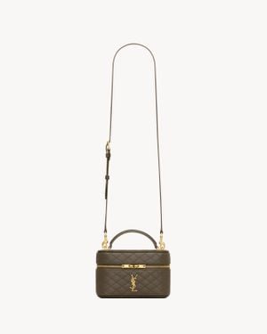 Saint Laurent Gaby Vanity Bag - Brown